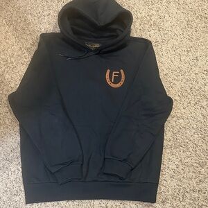 Filson Black hoody with horseshoe/Moose Design